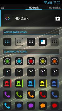 HD Dark Free - Icon Pack screenshot 5