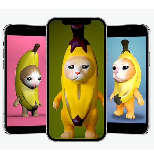 Banana Cat Wallpapers 4K HD icon