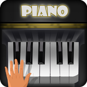 Virtual piano keyboard games icon