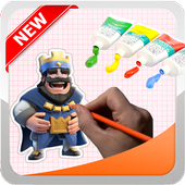 Game drawing Clash Royale icon
