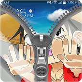 Luffy Zipper Lock Screen on 9Apps