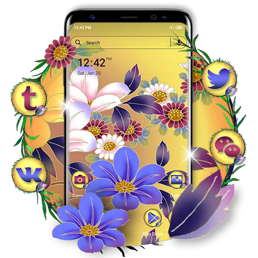 Flower Launcher Theme icon