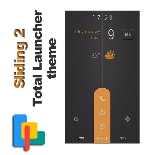 Тема Sliding 2 для Total Launcher icon