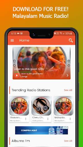 Malayalam Music App: Malayalam Songs screenshot 1
