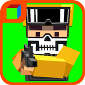 Gun Battle Pixel Field 3D icon