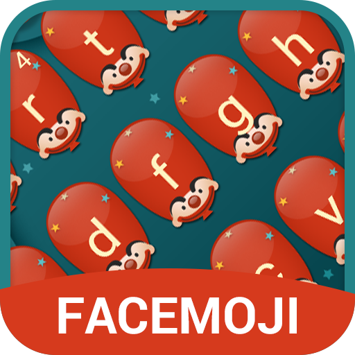 Red Joker Emoji Keyboard Theme icon