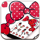 Cute Kitty Bowknot Theme icon