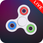 Fidget spinners Video Live Wallpaper &amp; Lock Screen icon