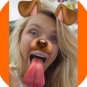snap chat face maker icon