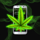 3D Green Smoke Weed Launcher Theme icon