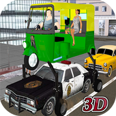 Futuristic Elevated Tuk Tuk:5 Wheeler Auto Rikshaw icon