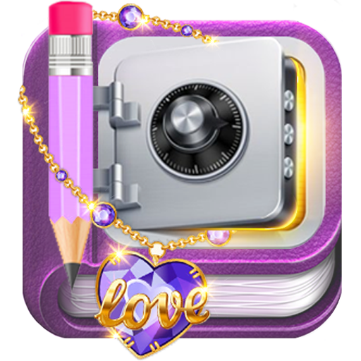 Diary For Girls With Fingerprint Lock icon