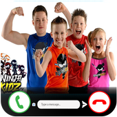 Calling Ninja kids - Call and Chat Simulator icon