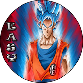 how to draw goku icon