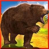 Angry bear Simulator 3D icon