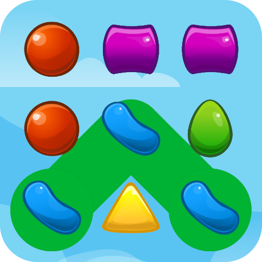 Candy Shapes Link and Merge Games icon