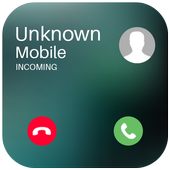 Caller screen dialer-Slide to answer,icaller OS9 icon