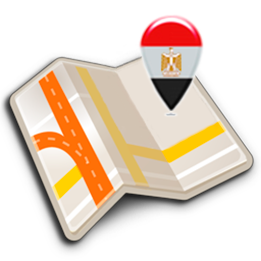 Map of Egypt offline icon