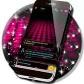 Dark Pink Neon SMS