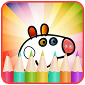 Pepa pig : Coloring Game icon