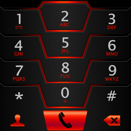 THEME DARKCITY RED EXDIALER icon