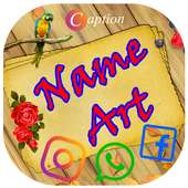 Name Art for Instagram & Facebook Status Captions on 9Apps