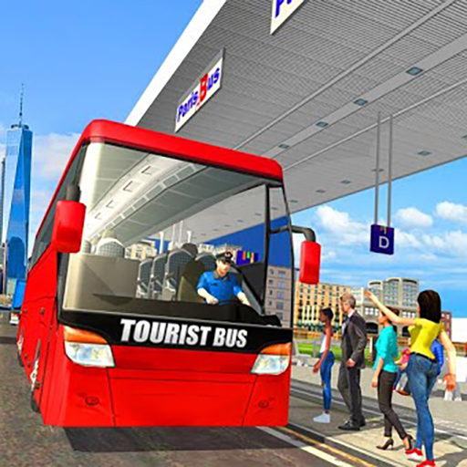 Modern City Bus Parking Games иконка