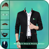 New Smart Men Suit-Beard Photo Edit 2018-Hairstyle icon