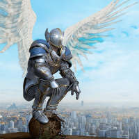 Crime Angel Superhero - Vegas Air Strike on 9Apps