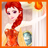 Elsa Princess Fire icon