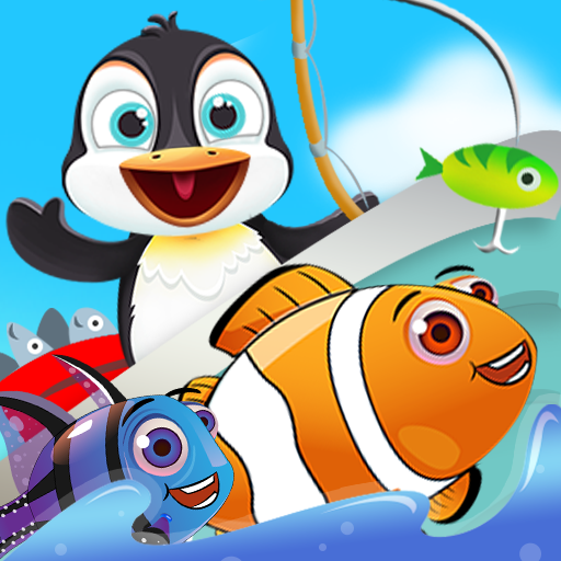 Fish Games For Kids | Trawling Penguin Games icon