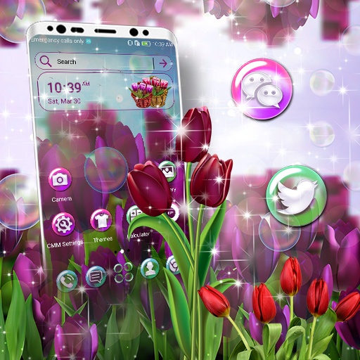 Tulip Flower Launcher Theme иконка
