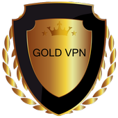 Gold VPN icon