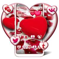 Red Heart Theme Launcher on 9Apps