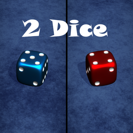 Two Dice 3D icon