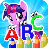 Kids Coloring  Book little Pony princess on 9Apps