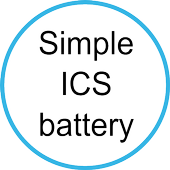 Simple ICS Battery icon
