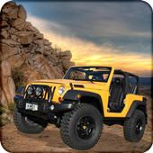 Offroad Dangerous jeep drive icon
