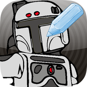 Coloring Game Hero Space Wars icon