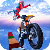 Stunt Bike unmöglich Spuren icon