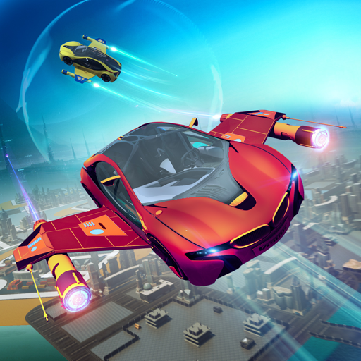 Futuristic Flying Car Racer icon