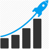Online Money Rocket icon