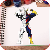 How To Draw Heroo Academyia icon