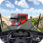 off road bus tourist transport icon