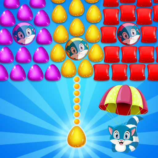 Candy Cat Rescue Bubble Shooter أيقونة
