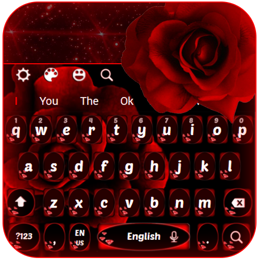 Beautiful Rose Keyboard Theme icon