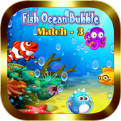 Bubble Ocean Fish Dom Shooter - Match 3 icon