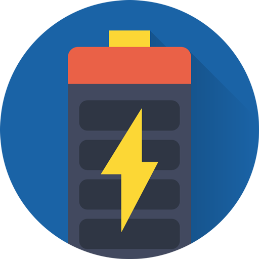Fast battery charger icon