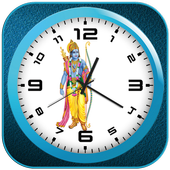Jai shree Ram clock live wallpaper icon