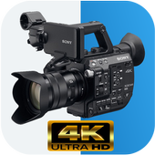 4K Hd camera - Ultra 4K  HD Camera &amp; Full HD cam+ icon
